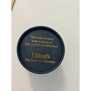 Dillards 12 days of christmas ornament - Ten lords a leaping